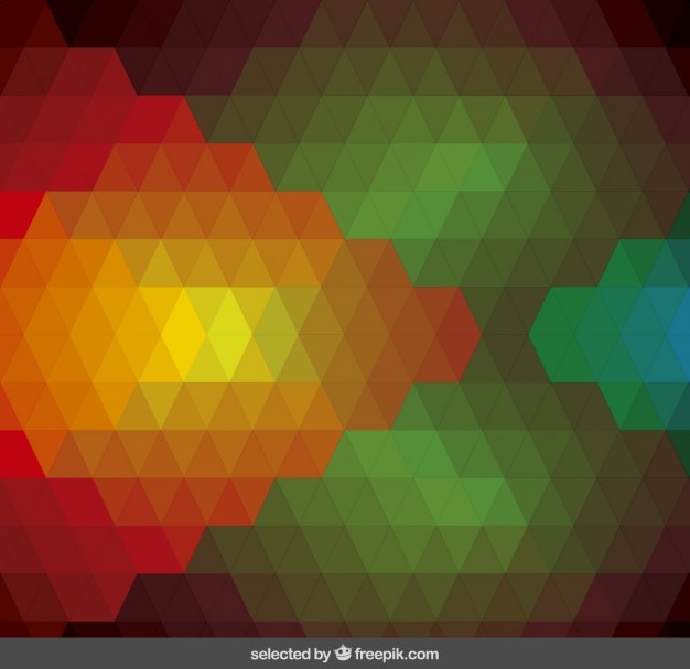 Kleurrijke Geometrische Achtergrond Gratis Vector