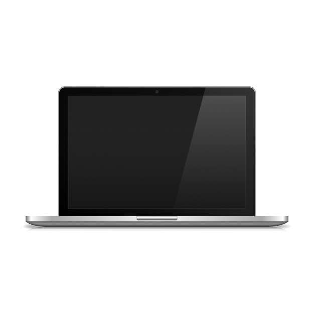 Laptop realistische Gratis Vector