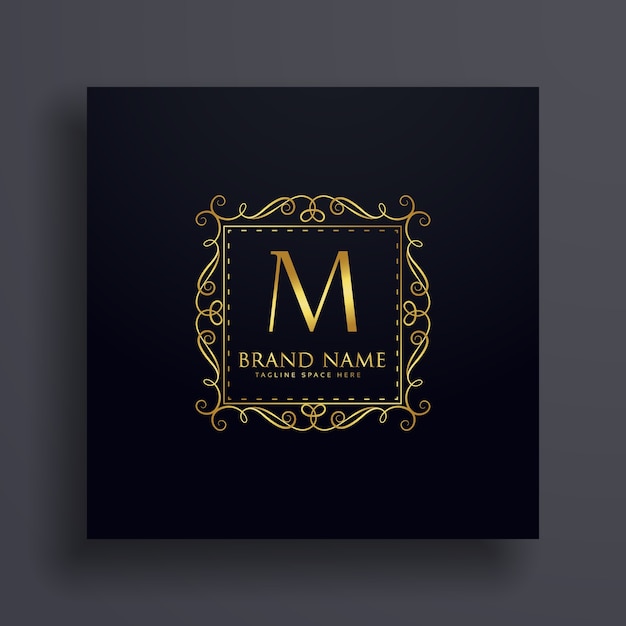 Verdeel Me verdund Letter m premium logo ontwerp concept voor uw merk | Premium Vector