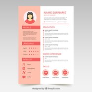25 Beautiful Cute Resume Templates BEST RESUME EXAMPLES