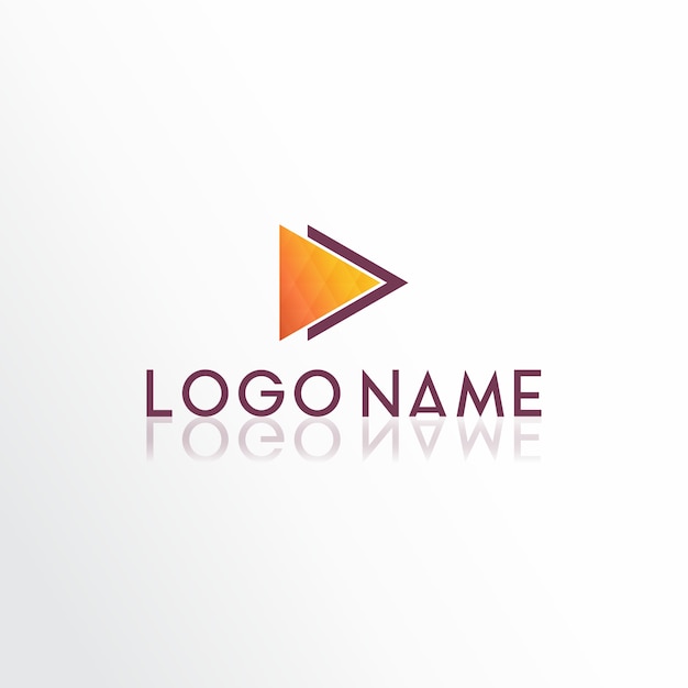 Logo Naam Ontwerp Creatief Premium Vector