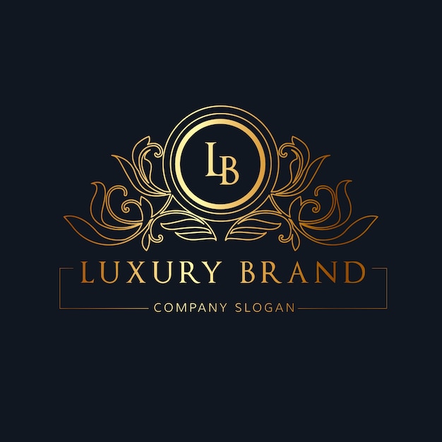Luxe Logo Crests Logo Logo Ontwerp Voor Hotel Resort Restaurant Onroerend Goed Spa Mode Merkidentiteit Premium Vector
