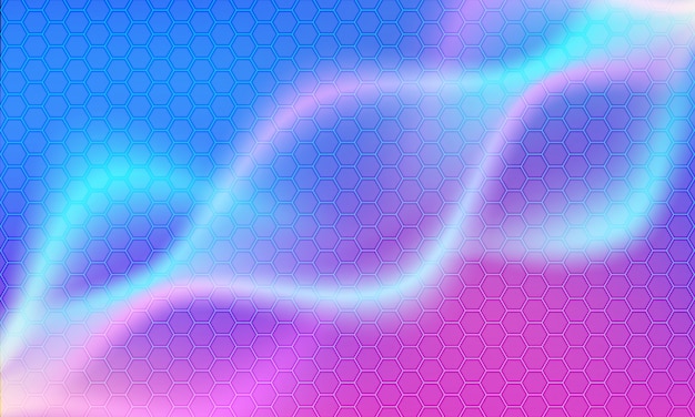 Moderne abstracte 3d zeshoek vector achtergrond. Premium Vector