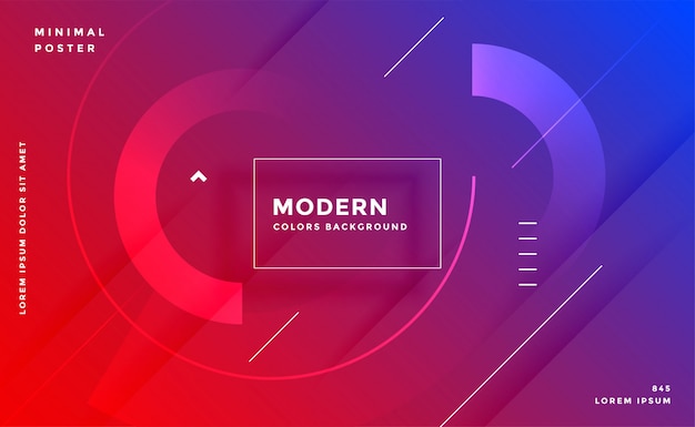 Moderne levendige abstracte gradiënt memphis stijl achtergrond Gratis Vector