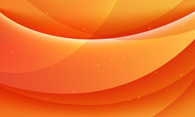 Moderne oranje abstracte achtergrond met golven of golvend patroon