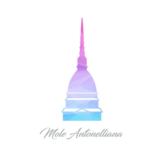 Mole antonelliana monument logo | Gratis Vector