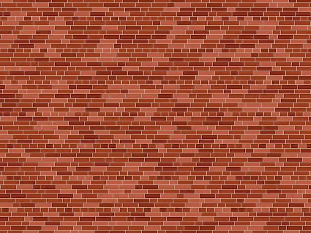 Oude bakstenen muur achtergrond. vector bakstenen muur textuur Premium Vector