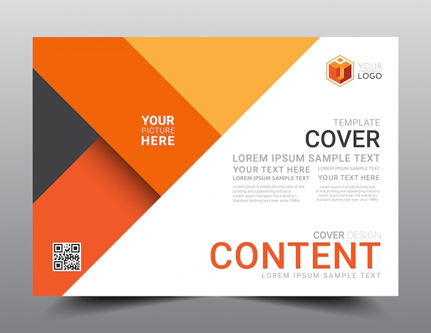 Presentatie lay-out ontwerpsjabloon. Premium Vector