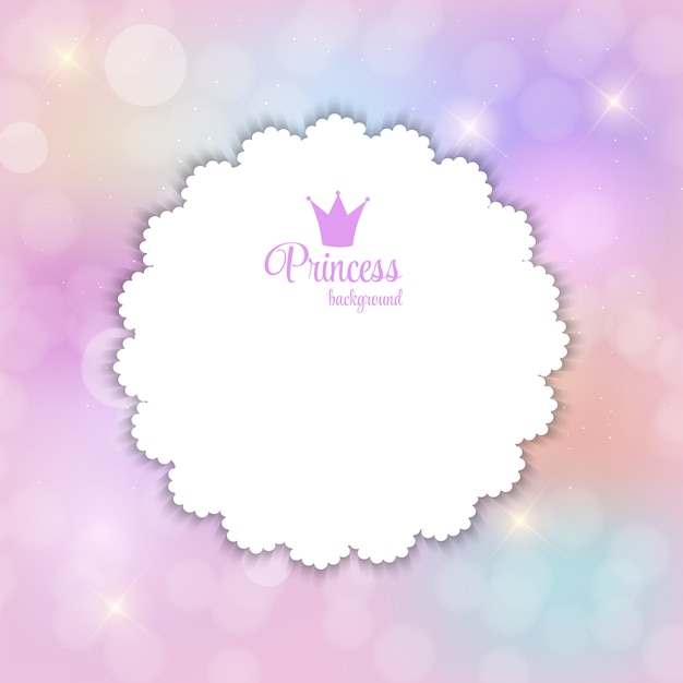 Princess crown. Premium Vector