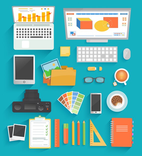 Programma voor ontwerp en architectuur. Premium Vector
