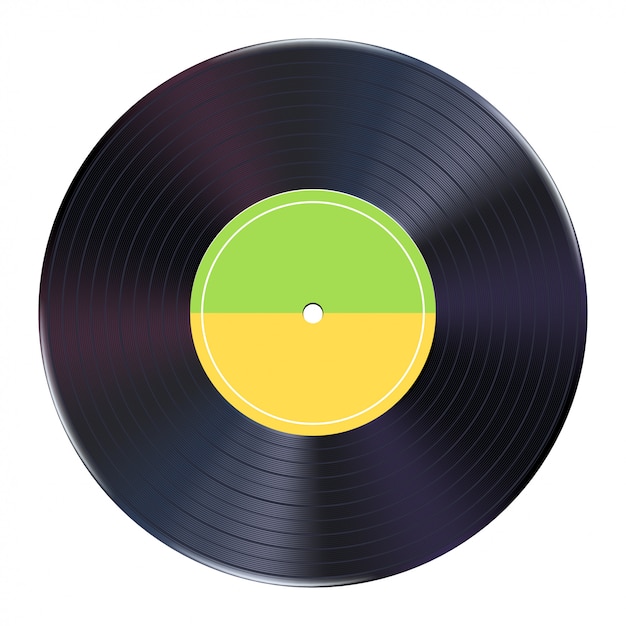 Realistische vinylplaat | Premium Vector