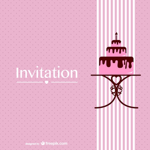 Retro chocoladetaart ontwerp gratis Gratis Vector