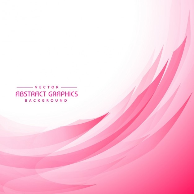 Roze golvende abstracte achtergrond Gratis Vector