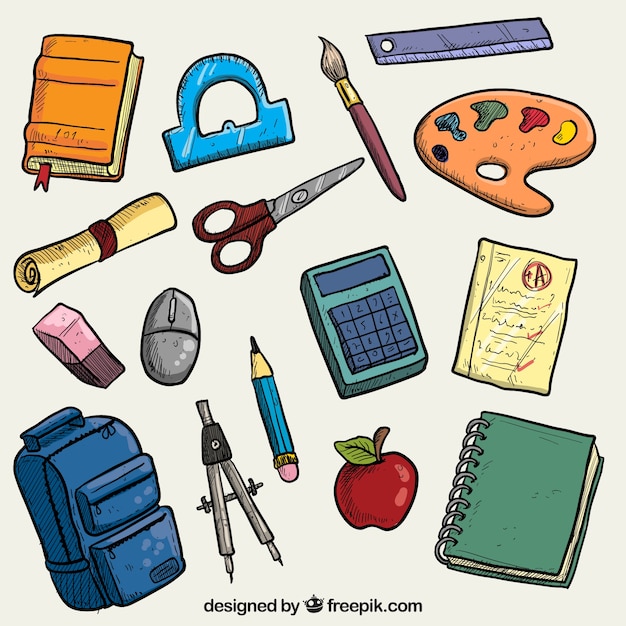 Download Schoolspullen | Premium Vector