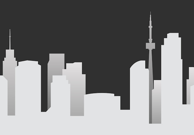Silhouet skyline illustratie Vector | Gratis Download