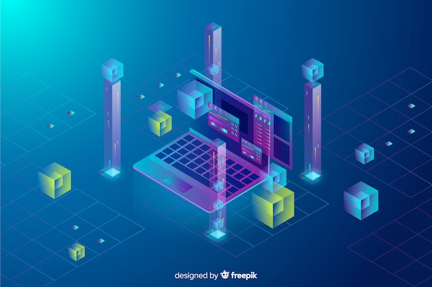 Technische achtergrond Gratis Vector