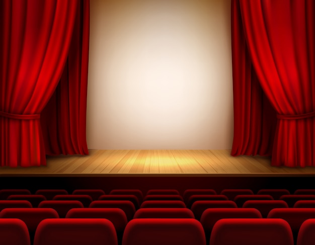 Theater podium Vector Gratis Download