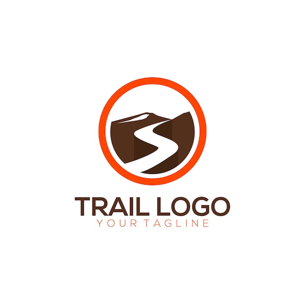 Trail Logo Premium Vector