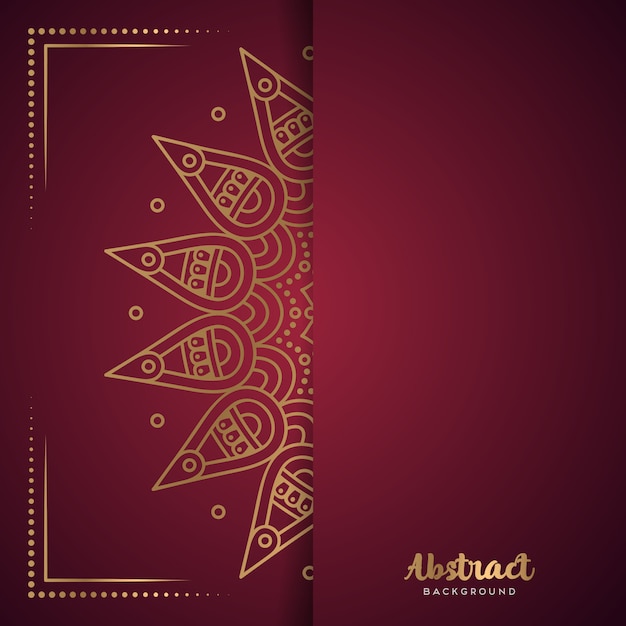 Vector indiase mandala Gratis Vector
