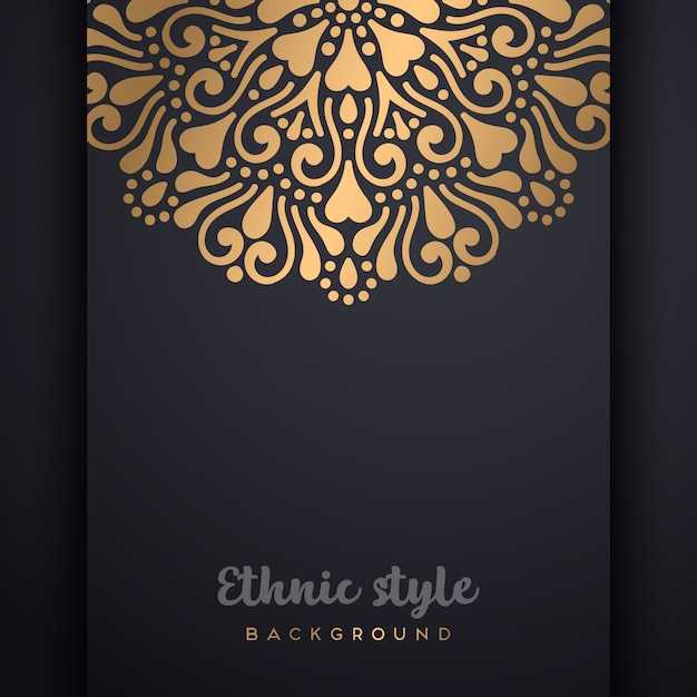 Vector islamitische achtergrond met copyspace Gratis Vector