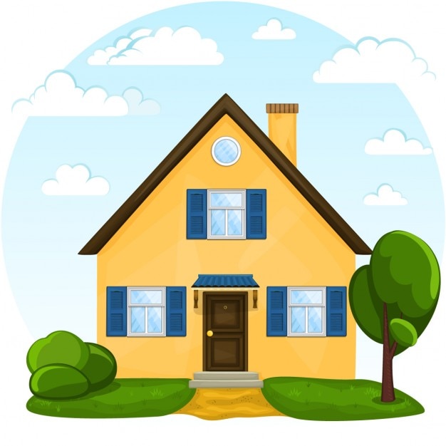 Vector Leuke Cartoon Huis Vector Gratis Download   Vector Leuke Cartoon Huis 1110 691 