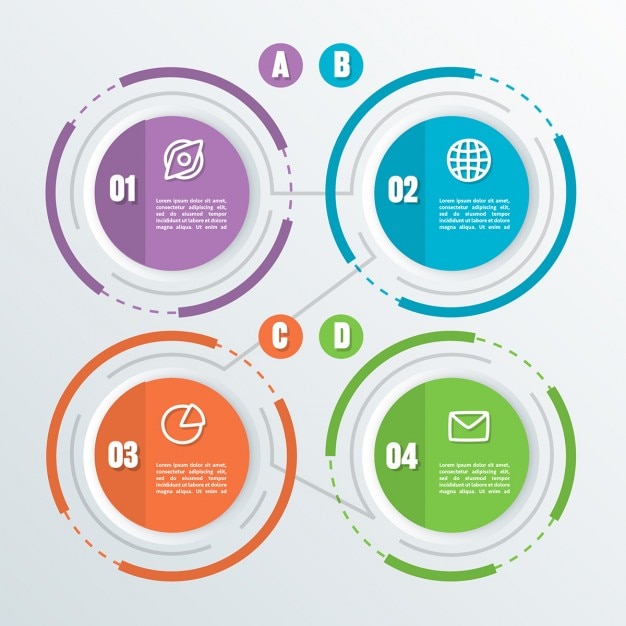Verbazend template Gratis Vector