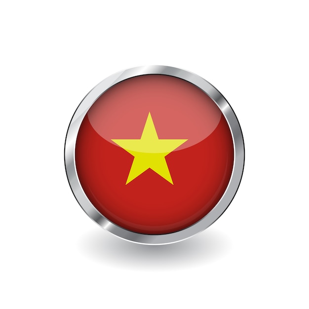 Vlag van vietnam Premium Vector
