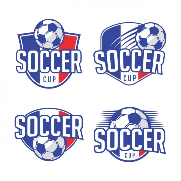 Voetbal Logo Template Ontwerpen Gratis Vector