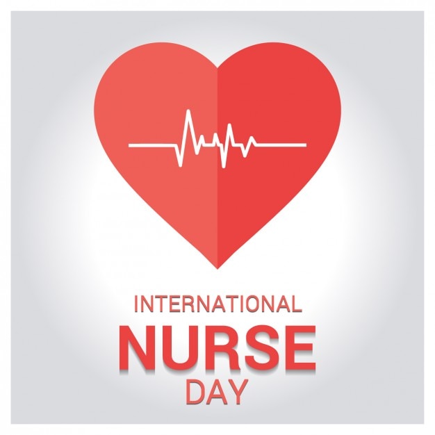 Wenskaart international nurse day | Gratis Vector