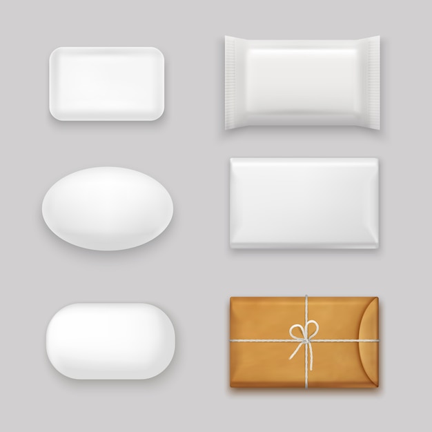 Zeepstaven set Gratis Vector